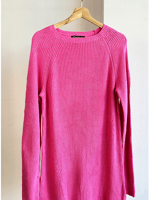 Chaleco rosado largo 