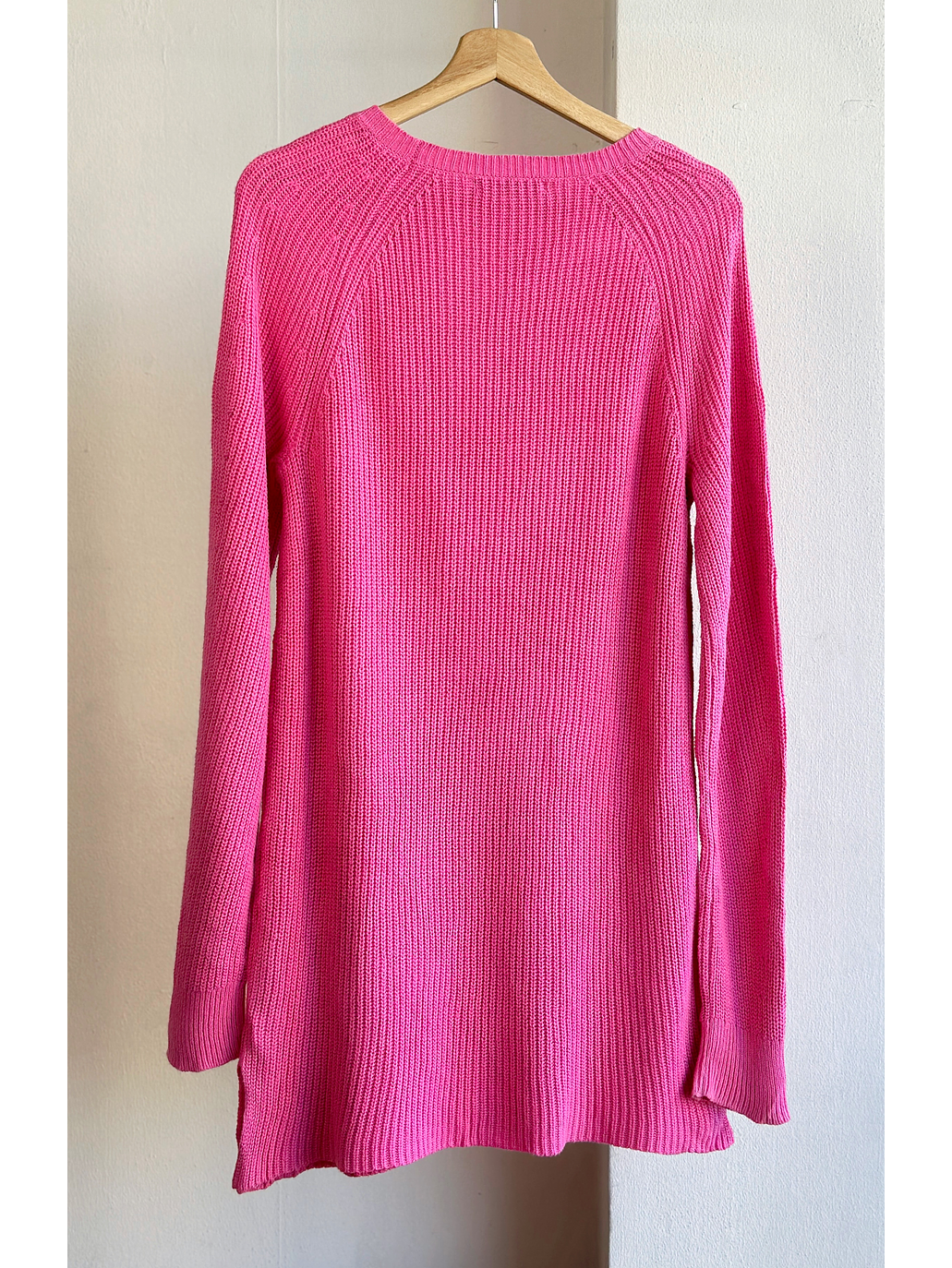 Chaleco rosado largo  3