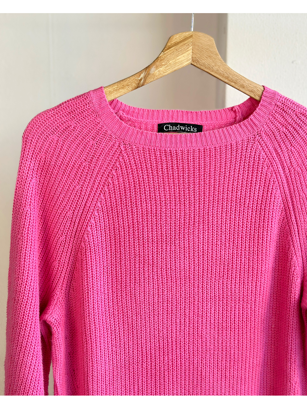 Chaleco rosado largo  4