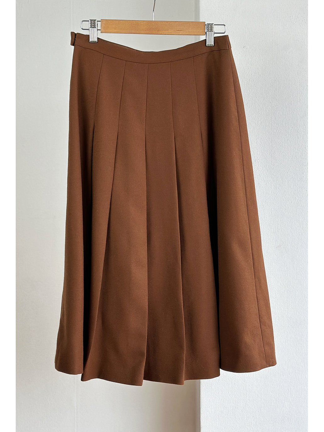 Falda lana tableada vintage  4