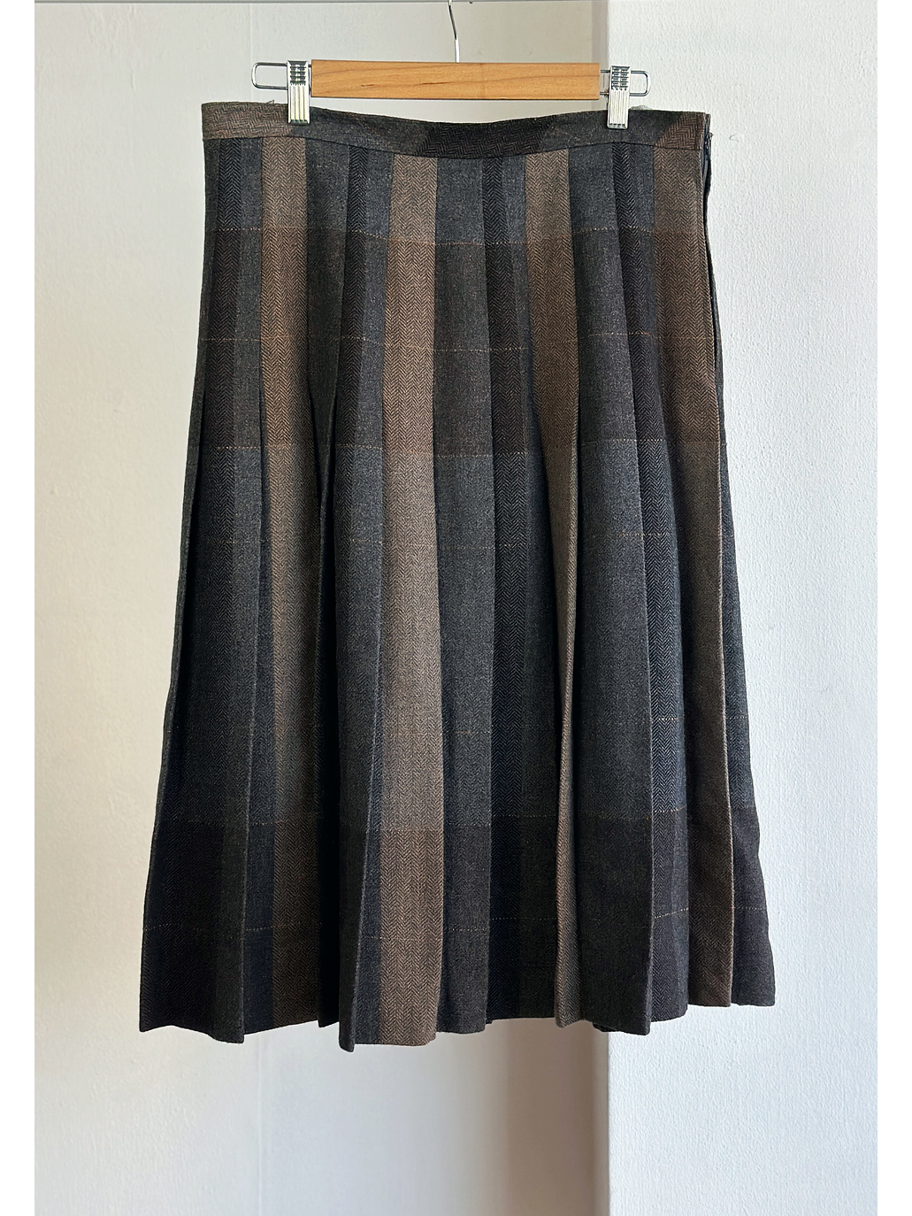 Falda tableada vintage  1