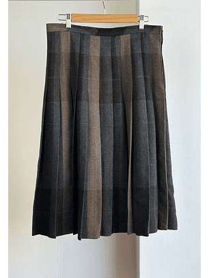 Falda tableada vintage 
