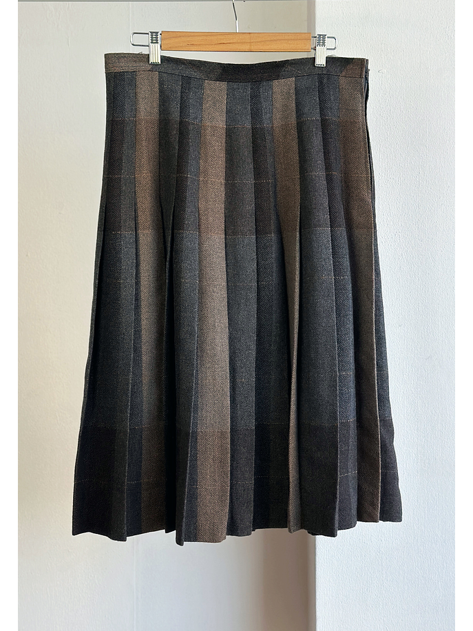 Falda tableada vintage  1