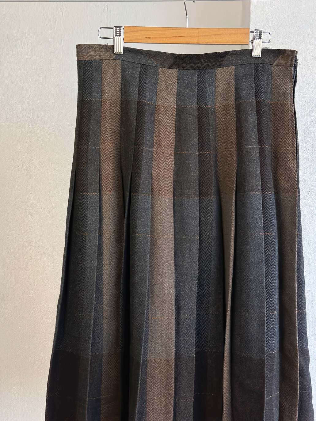 Falda tableada vintage  2