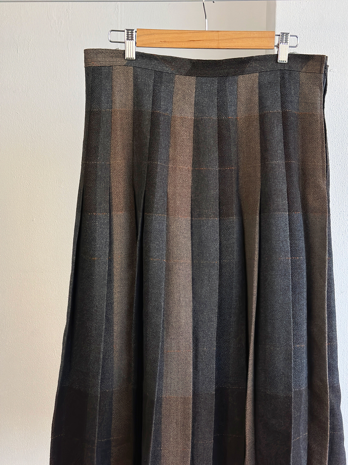 Falda tableada vintage  2