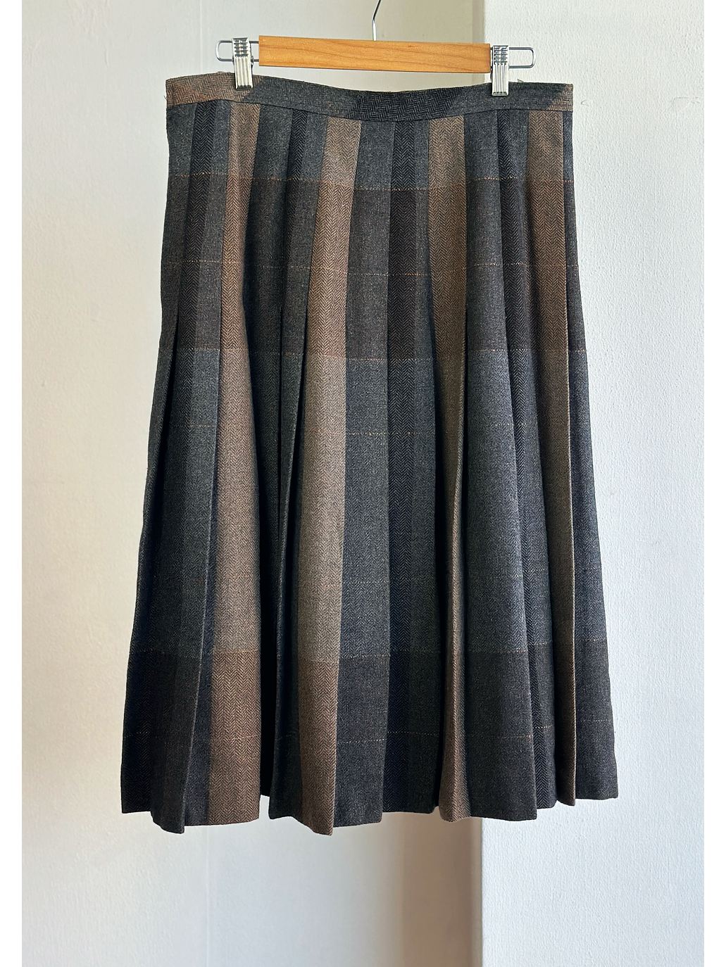 Falda tableada vintage  3