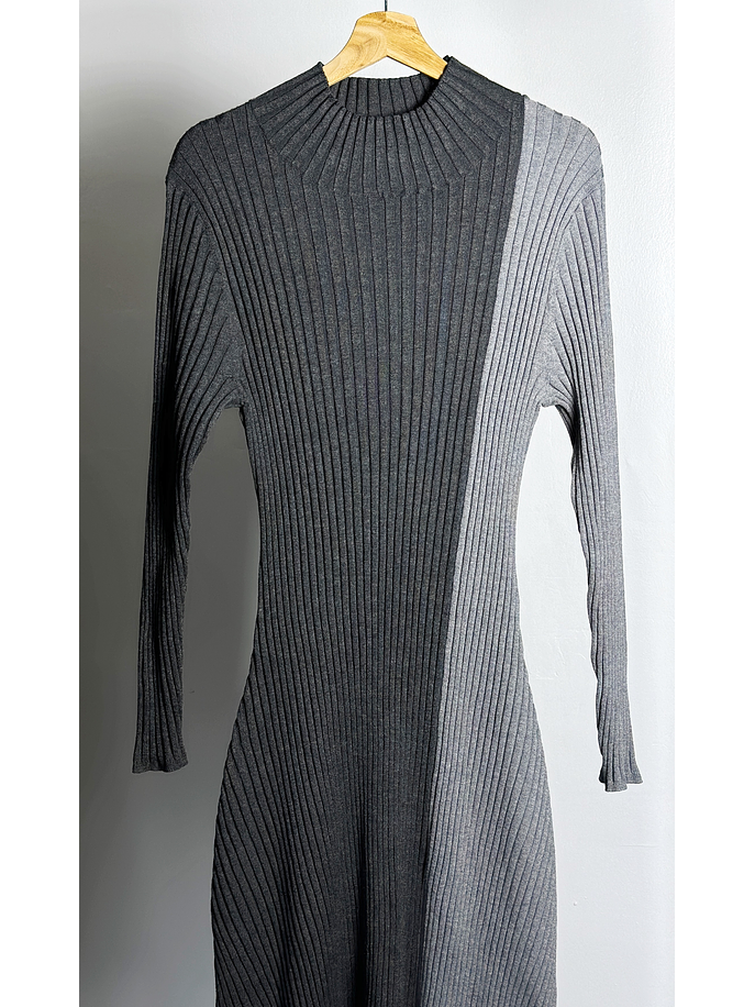 Vestido bloque color  2