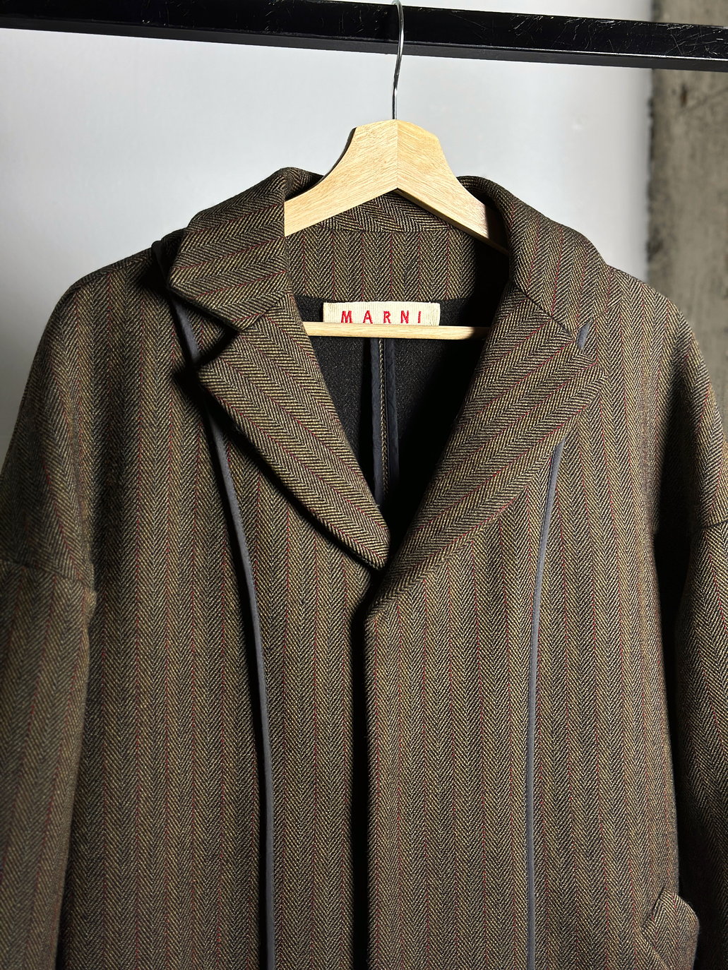 Abrigo tweed cafe  2