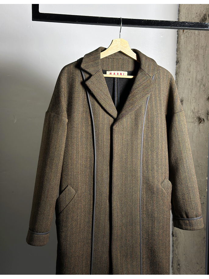 Abrigo tweed cafe  3