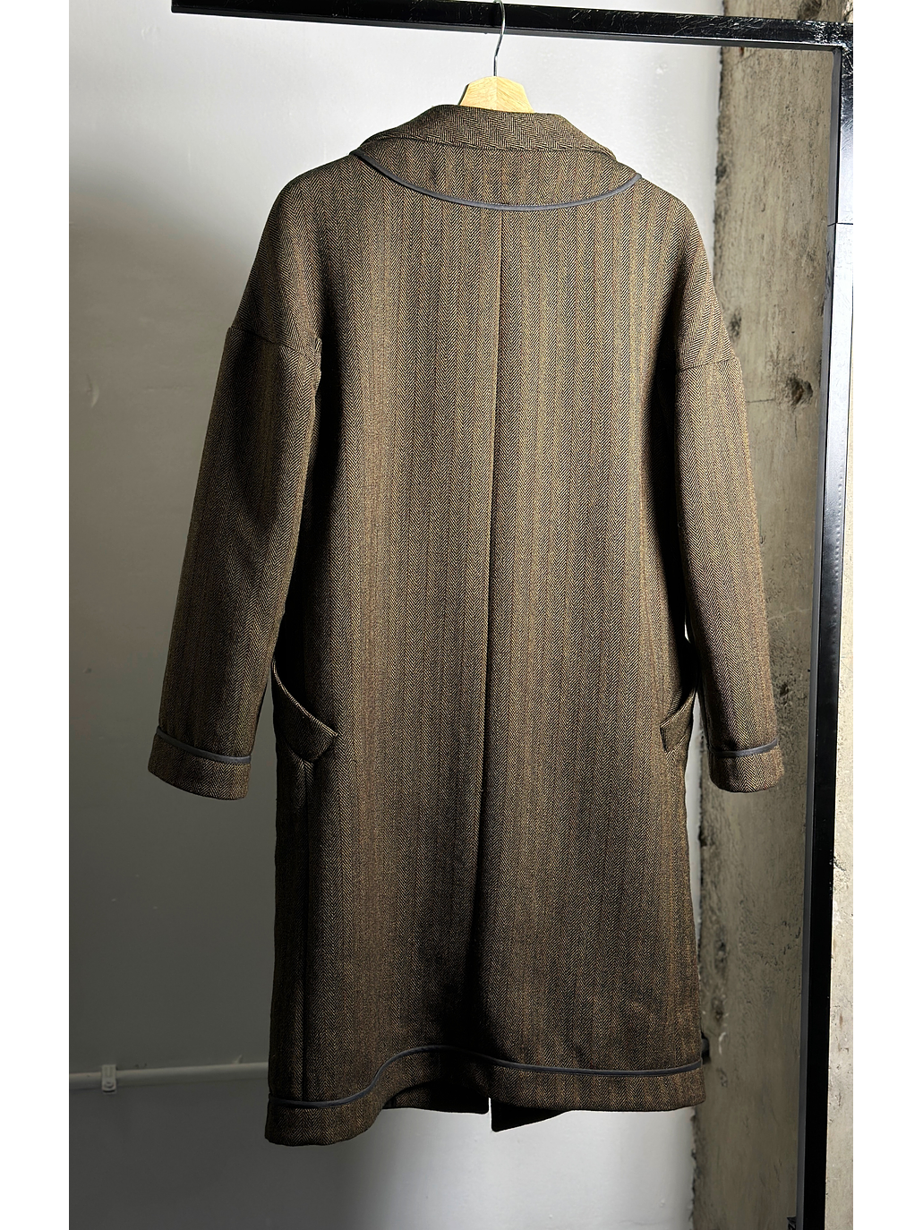 Abrigo tweed cafe  4