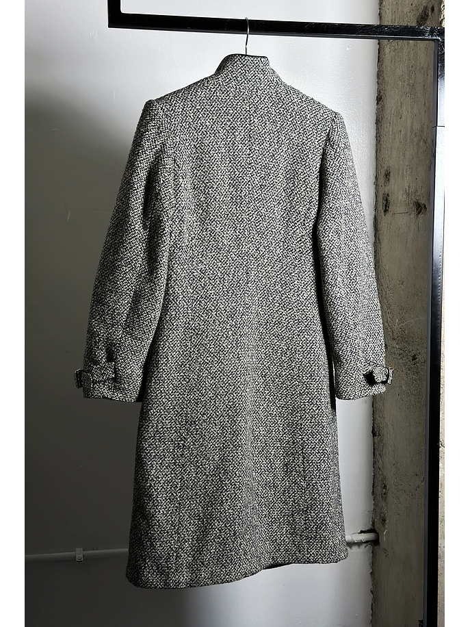 Abrigo tweed jaspeado  4