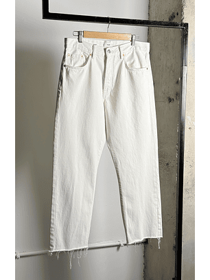 Pantalón mezclilla blanco 