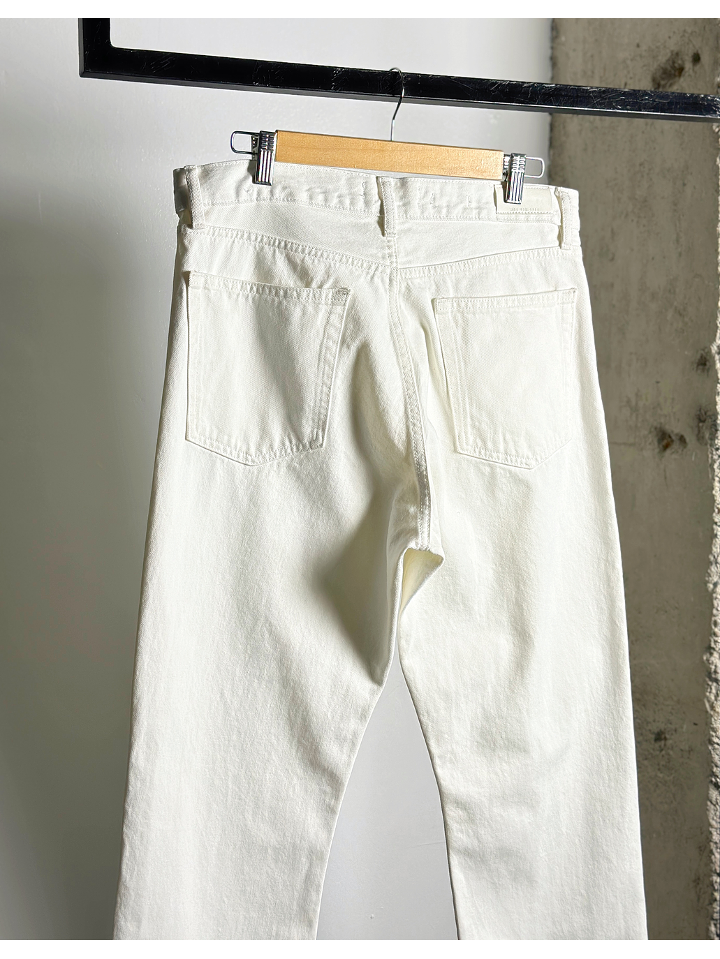 Pantalón mezclilla blanco  3