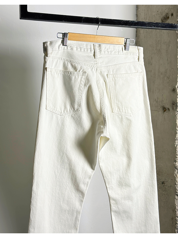 Pantalón mezclilla blanco  3