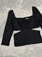 Top cut out negro  - Miniatura 2