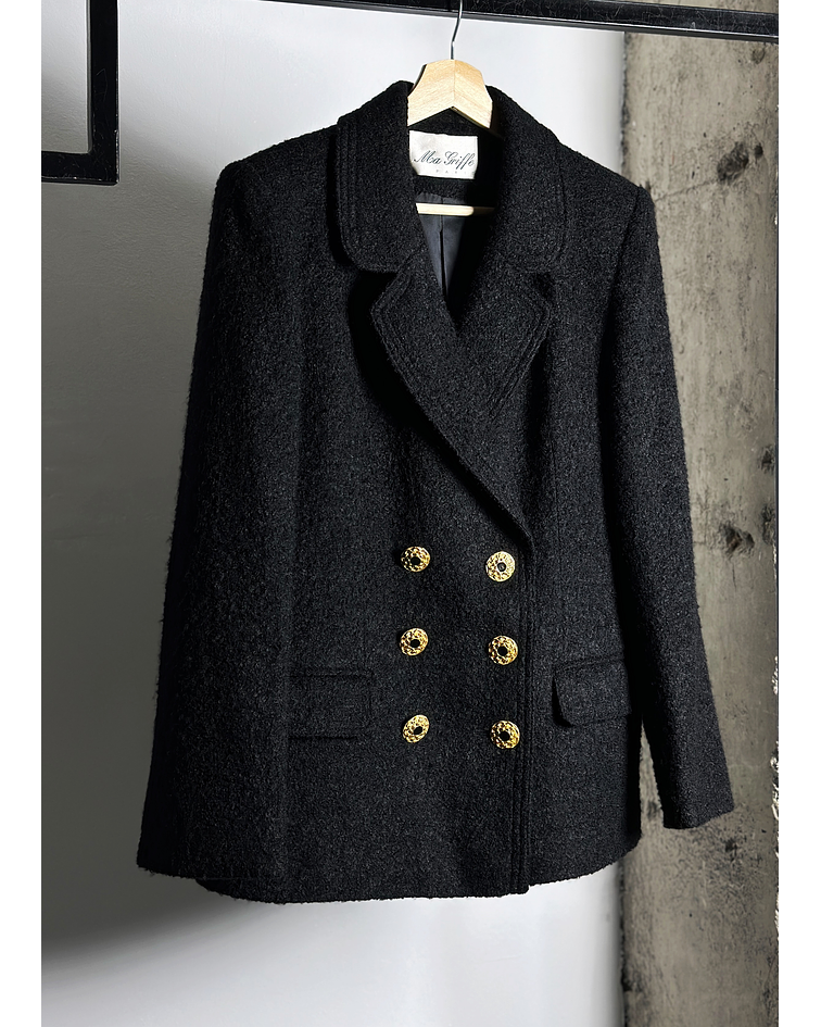 Blazer negro vintage 