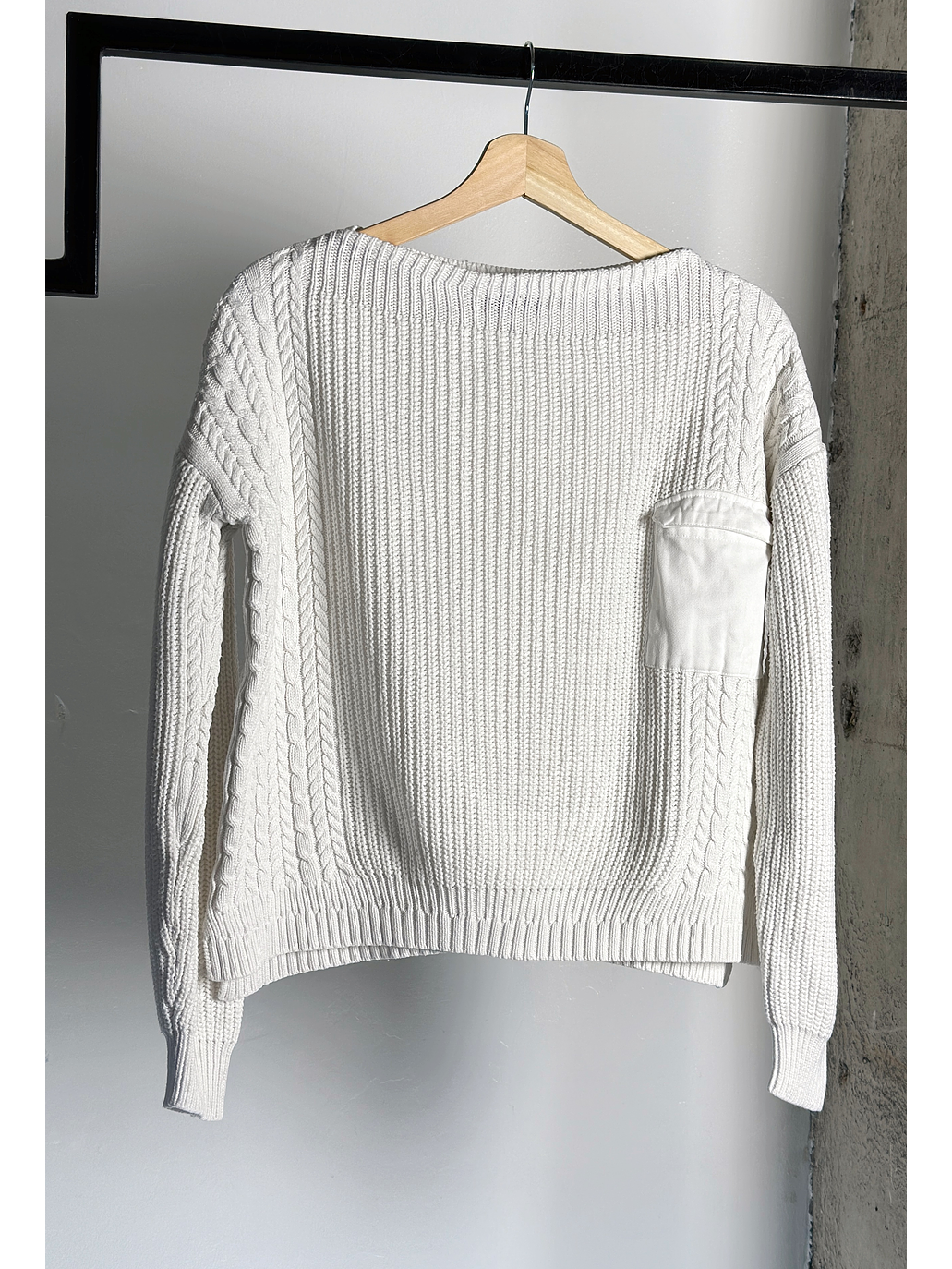 Chaleco blanco trenzado  1