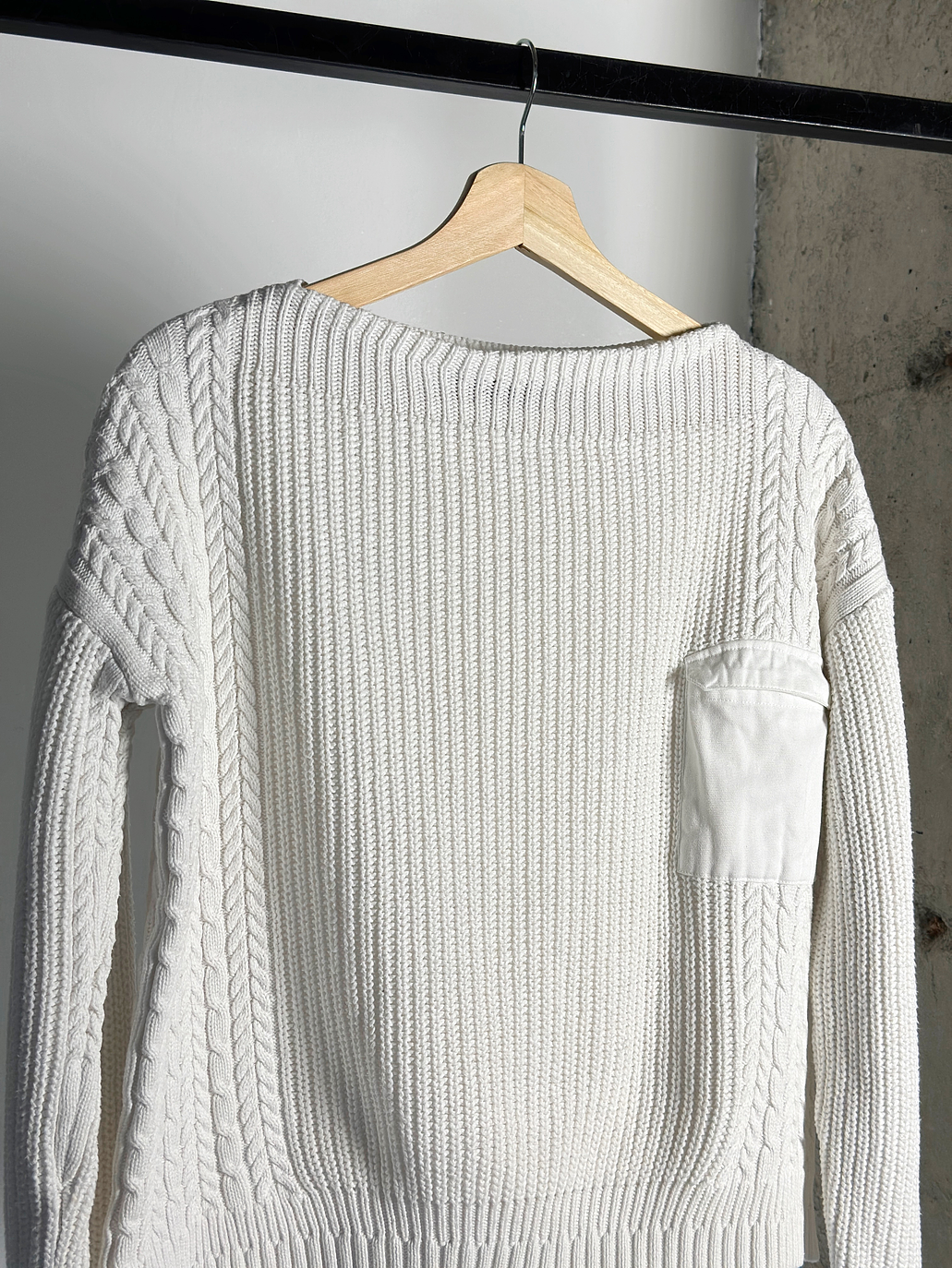 Chaleco blanco trenzado  2