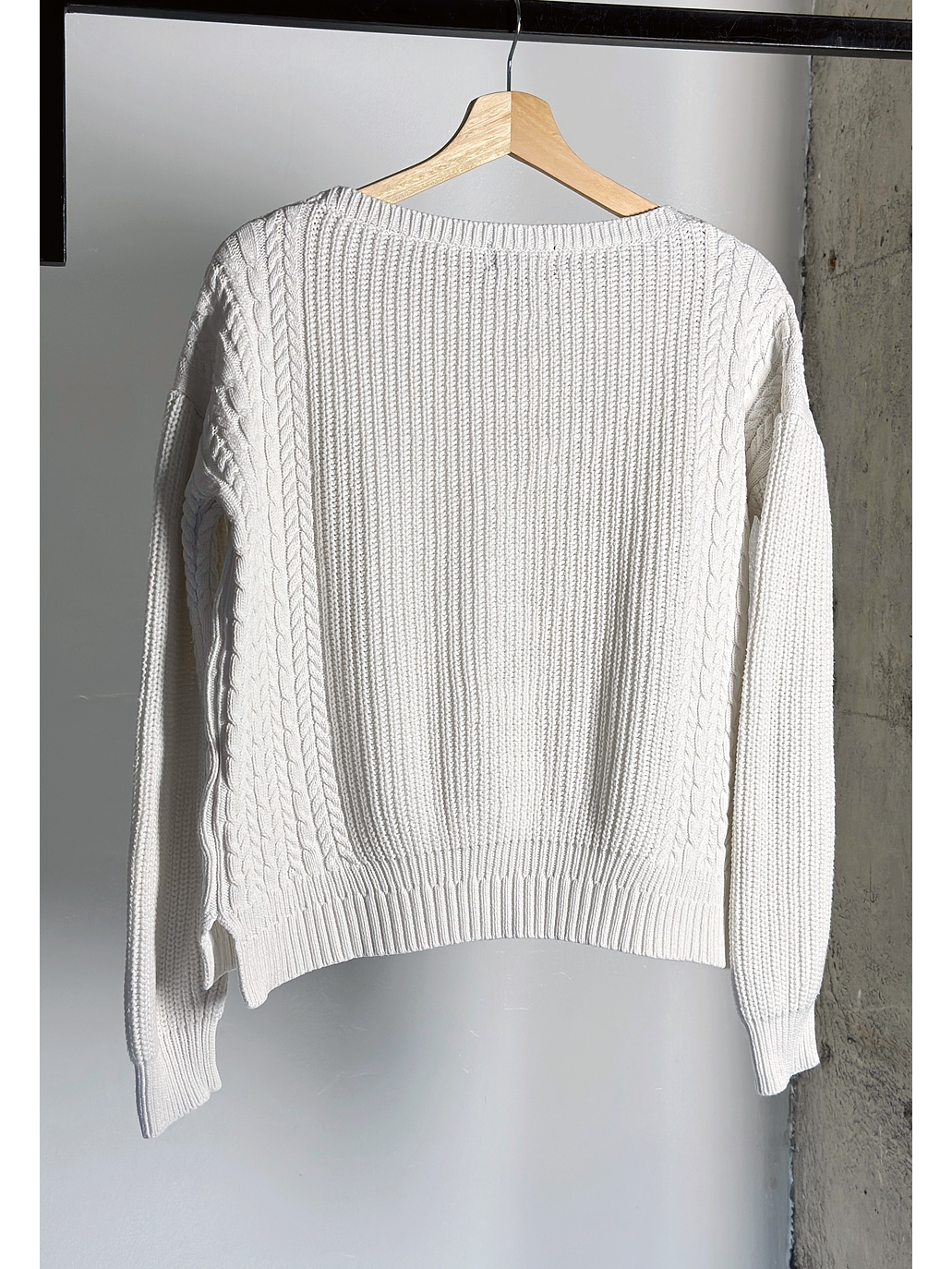 Chaleco blanco trenzado  3