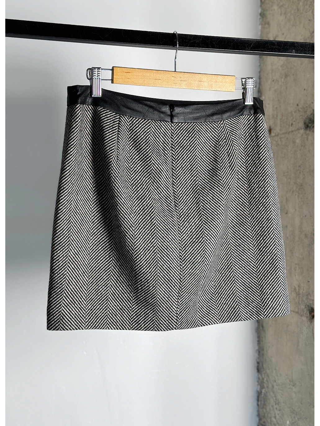 falda mini tweed espiga  2