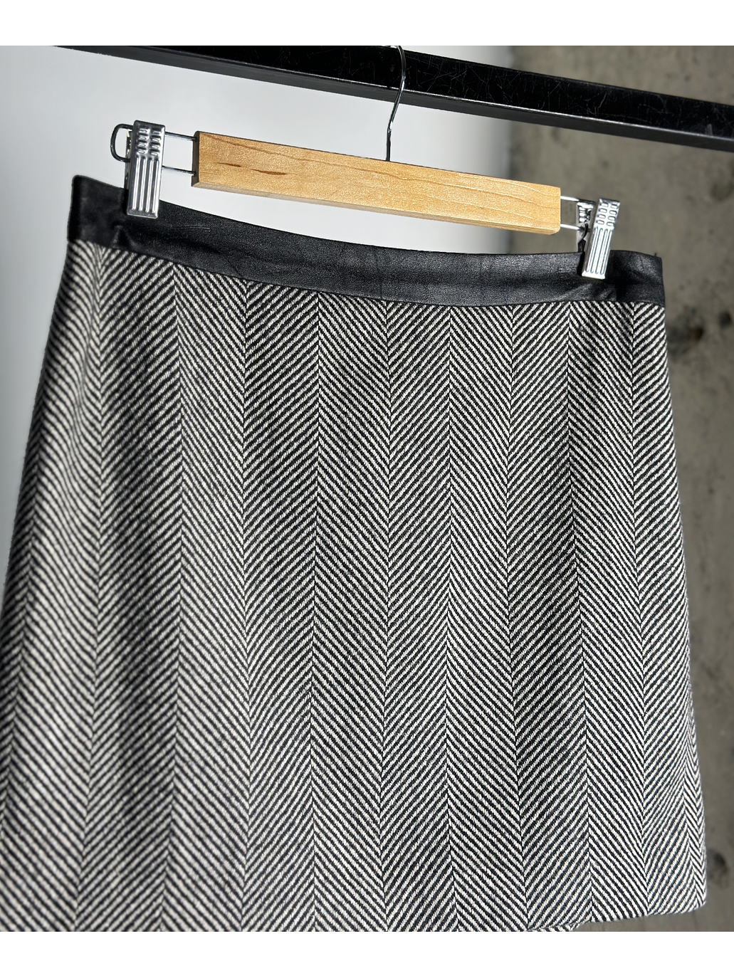 falda mini tweed espiga  3