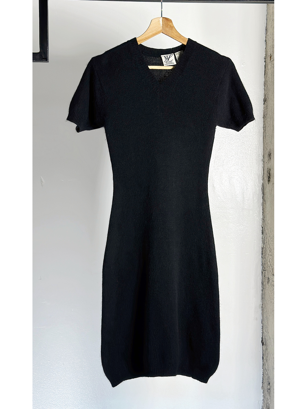 vestido de punto negro  1