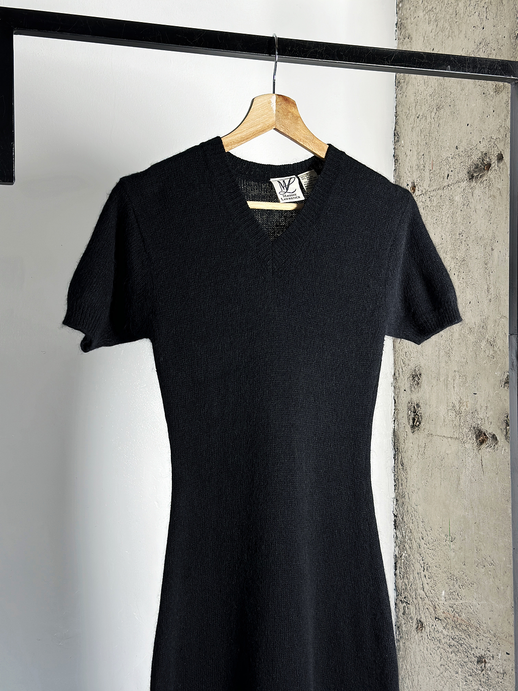 vestido de punto negro  2