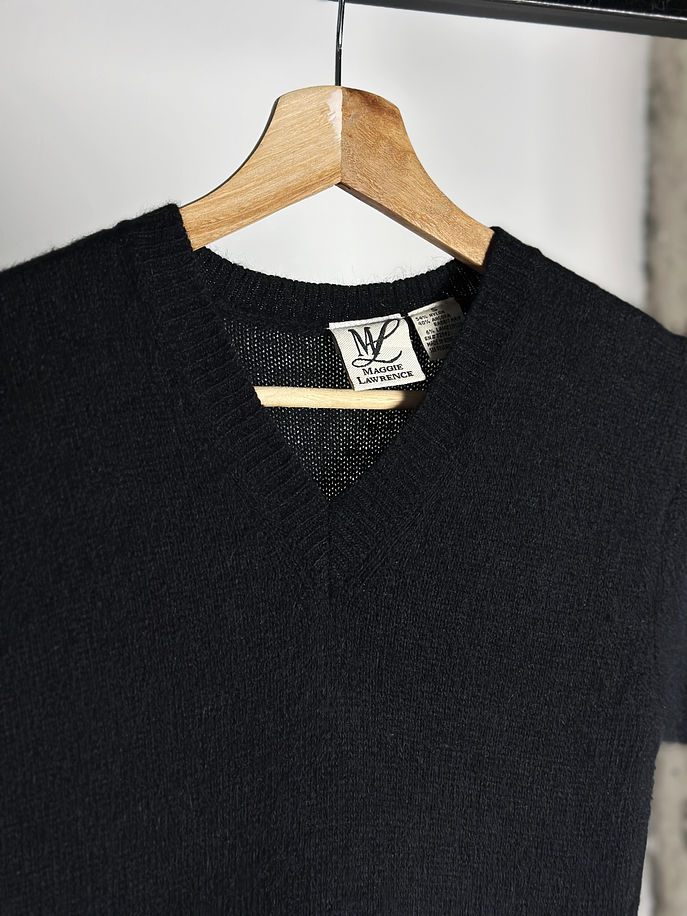 vestido de punto negro  3