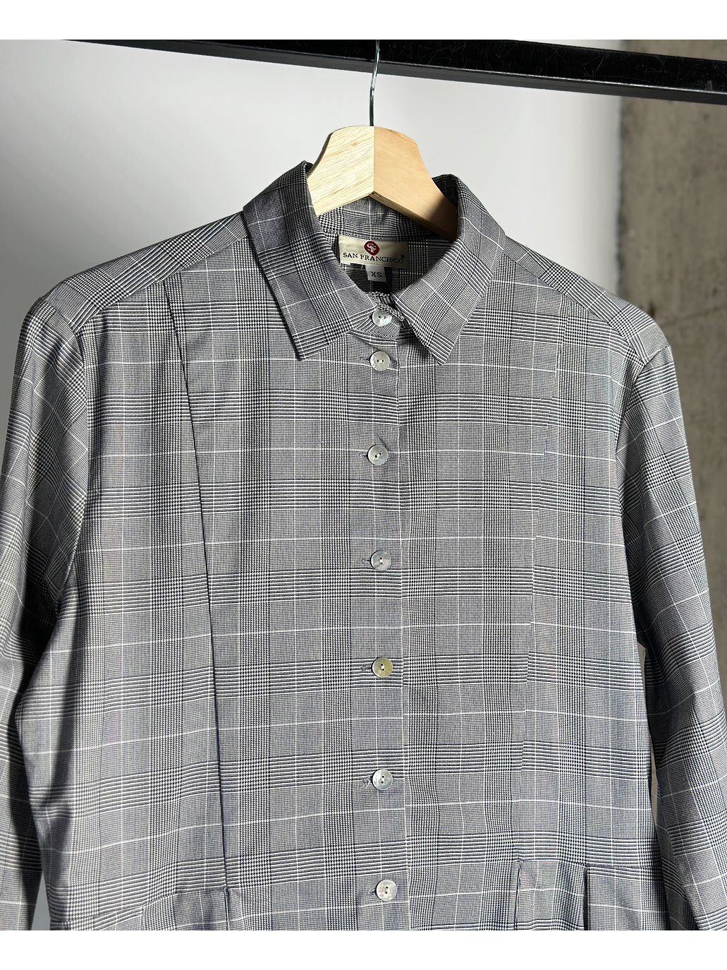 Camisa cuadrillé tableada  3