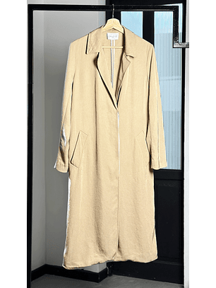 Trench beige delgado