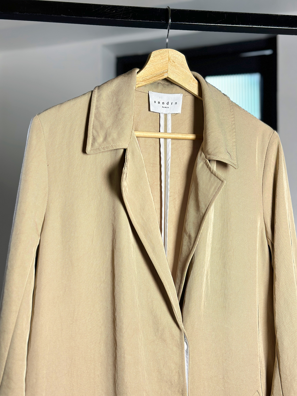 Trench beige delgado 5