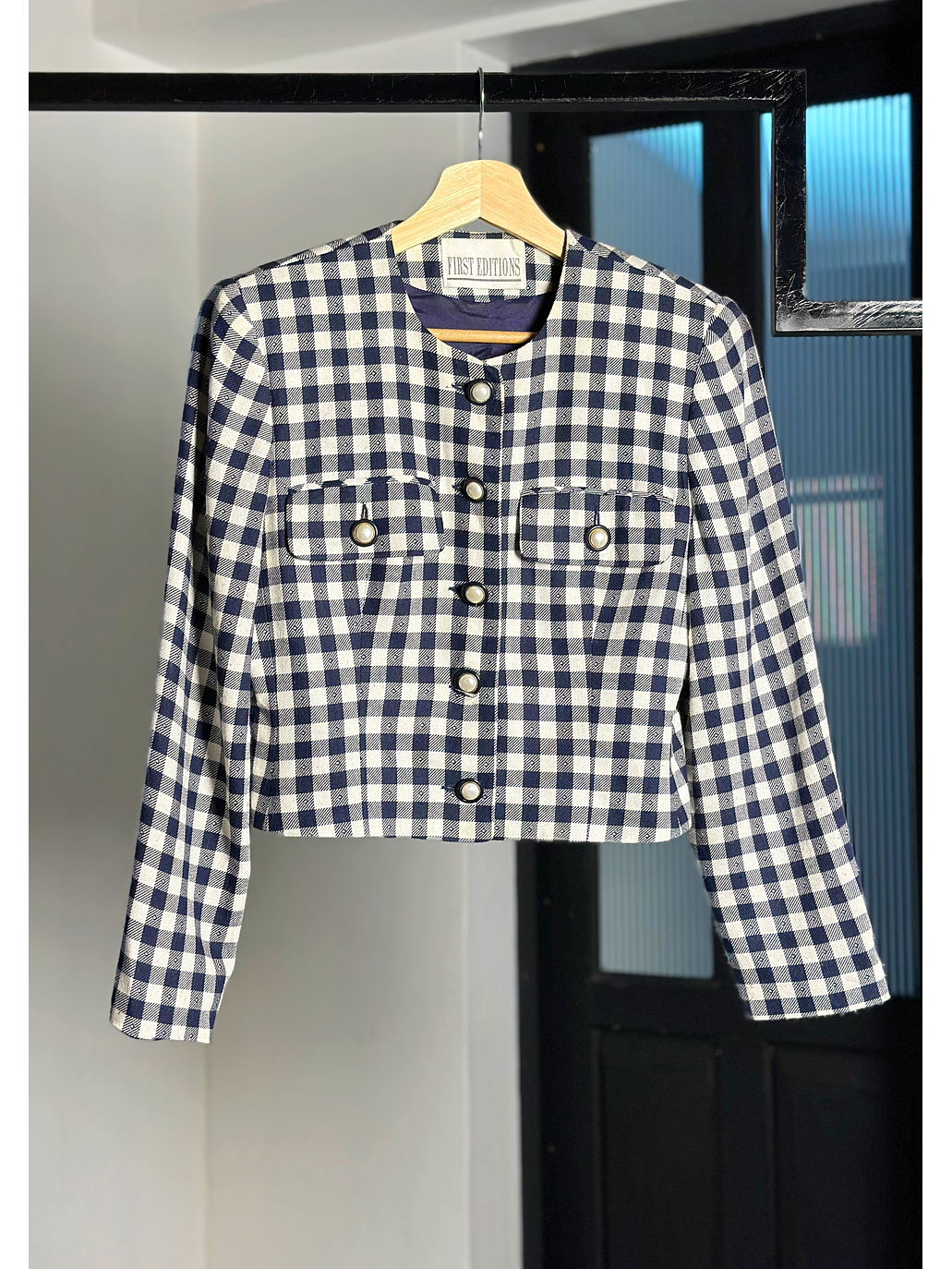 Blazer cuadrillé  vintage  1