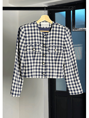 Blazer cuadrillé  vintage 