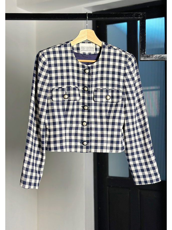 Blazer cuadrillé  vintage  1