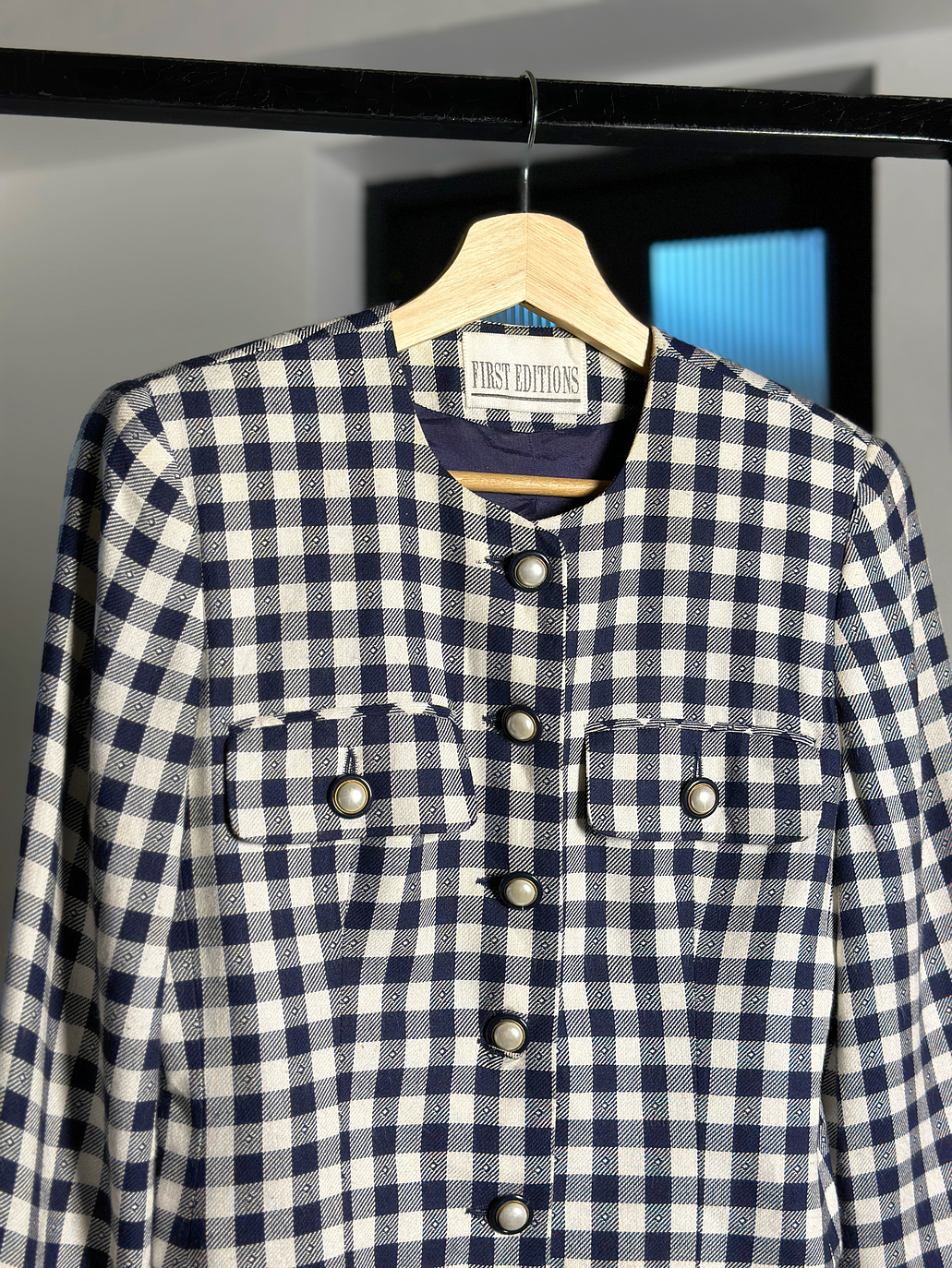 Blazer cuadrillé  vintage  2