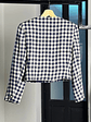 Blazer cuadrillé  vintage  - Miniatura 3
