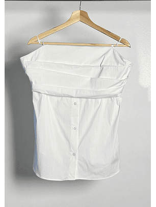 Top camisa strapless