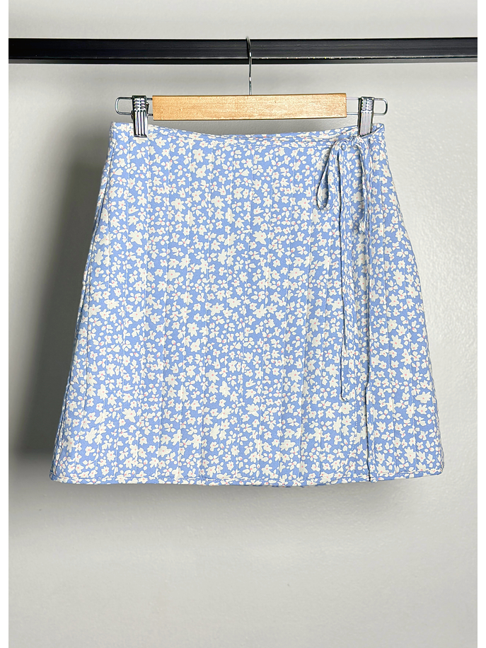 Falda floreada acolchada 1