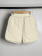Short acolchado beige  - Miniatura 1