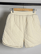 Short acolchado beige  - Miniatura 2