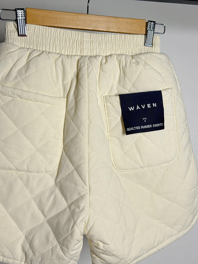 Short acolchado beige  4