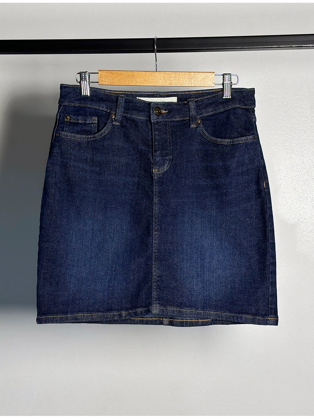 Falda mezclilla azul 1