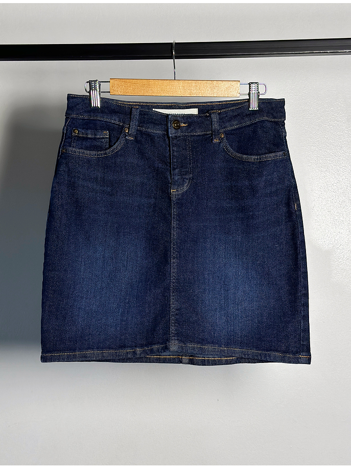 Falda mezclilla azul 1