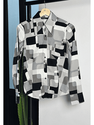 Camisa estampada vintage 