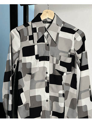 Camisa estampada vintage 
