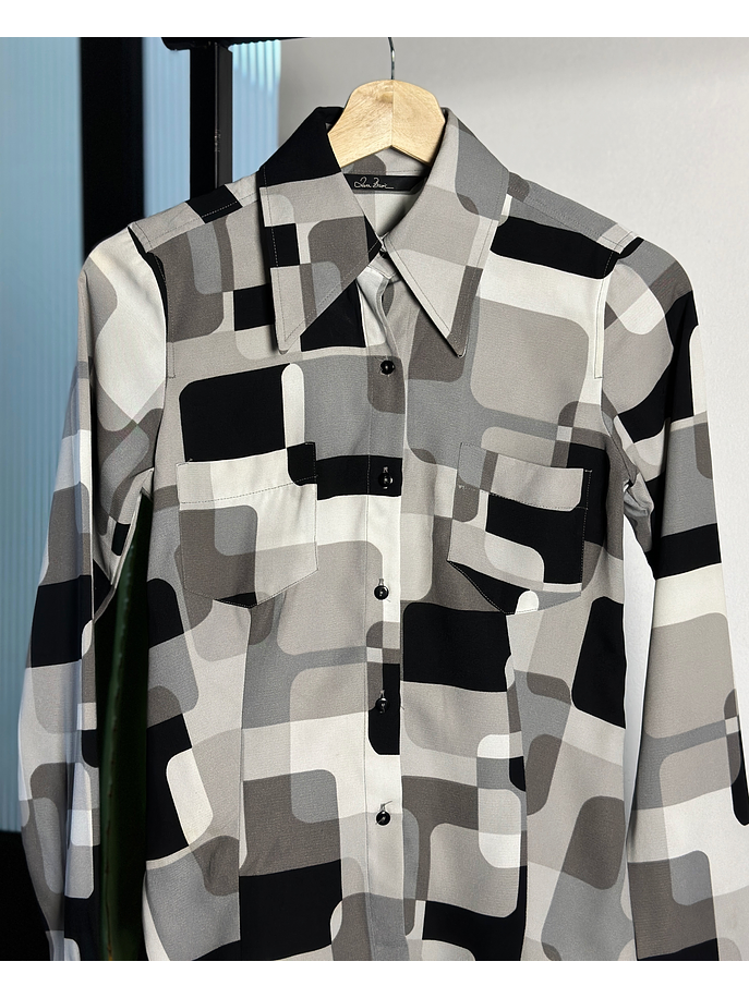 Camisa estampada vintage  2