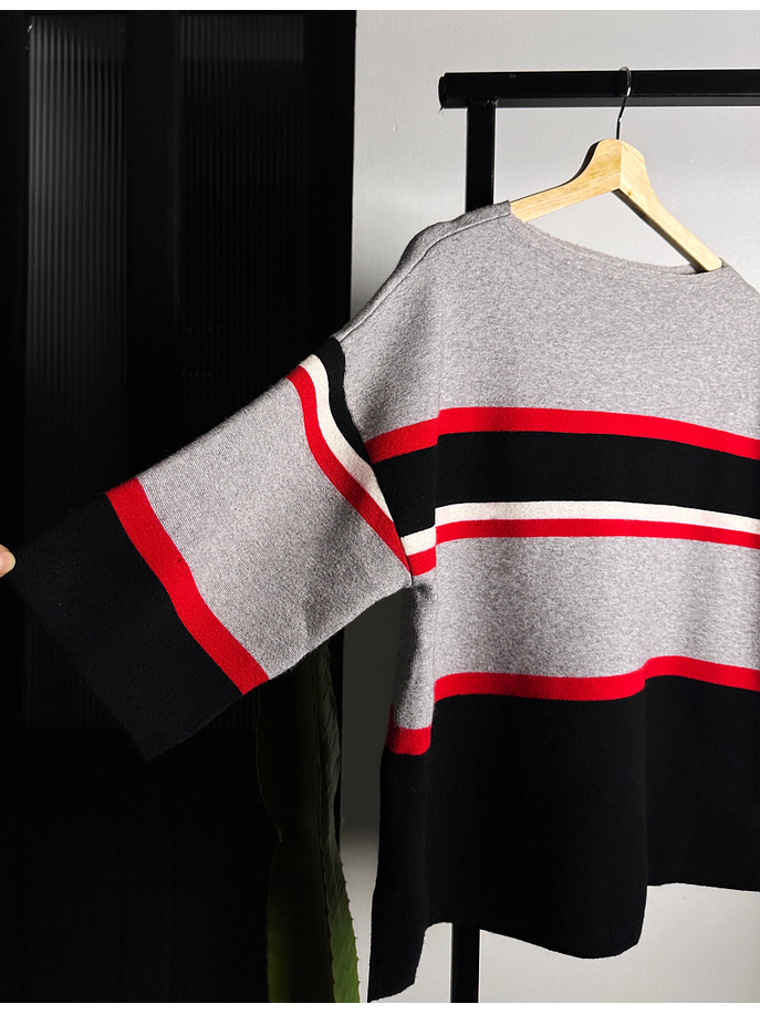 Polera de punto oversize  3