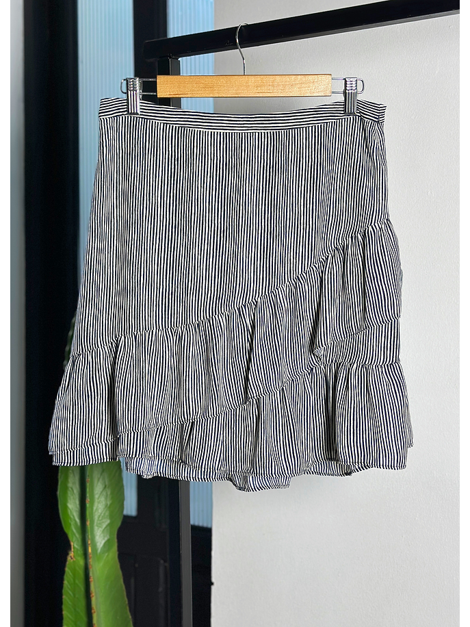 Falda vuelos rayada 1