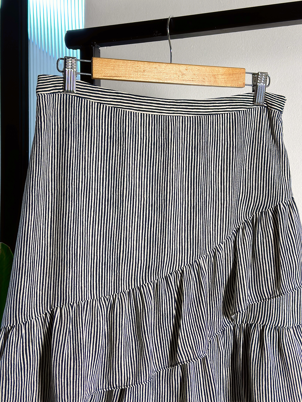 Falda vuelos rayada 3