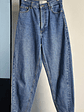 Jeans azul mom fit  - Miniatura 1